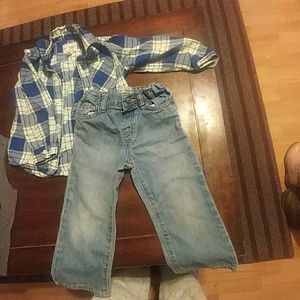 Shirt and jeans